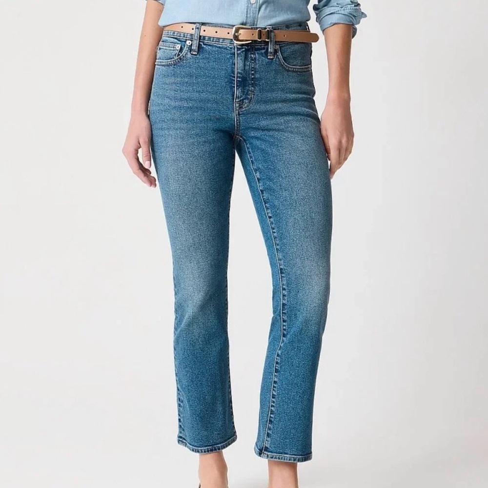 J. Crew Blue Straight-Leg Denim Jeans